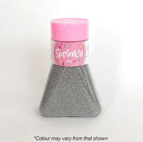 Sprink'd Sprinkles - Sanding Sugar Silver - Click Image to Close